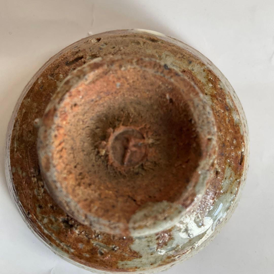 人間国宝　加藤土師萌作　唐津焼風ぐい呑