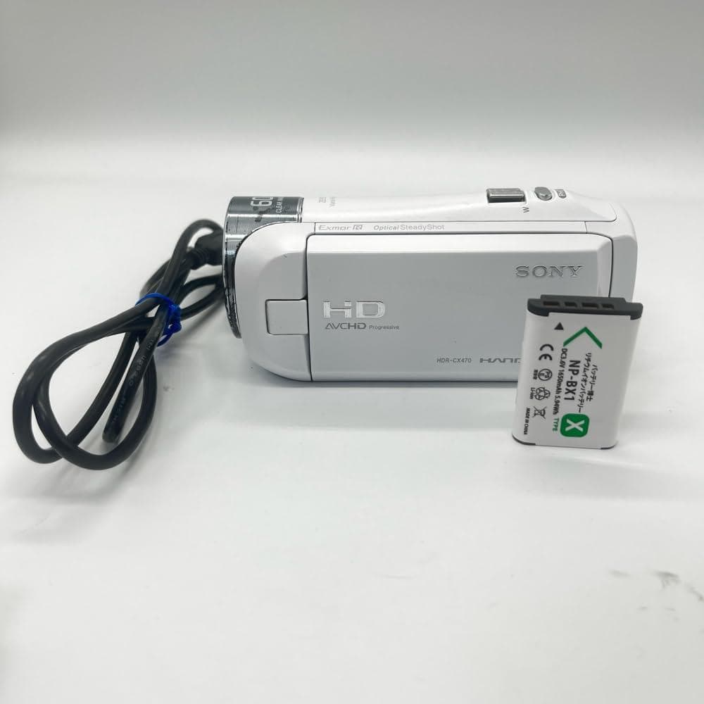 SONY Handycam ビデオカメラ HDR-CX470 ホワイト