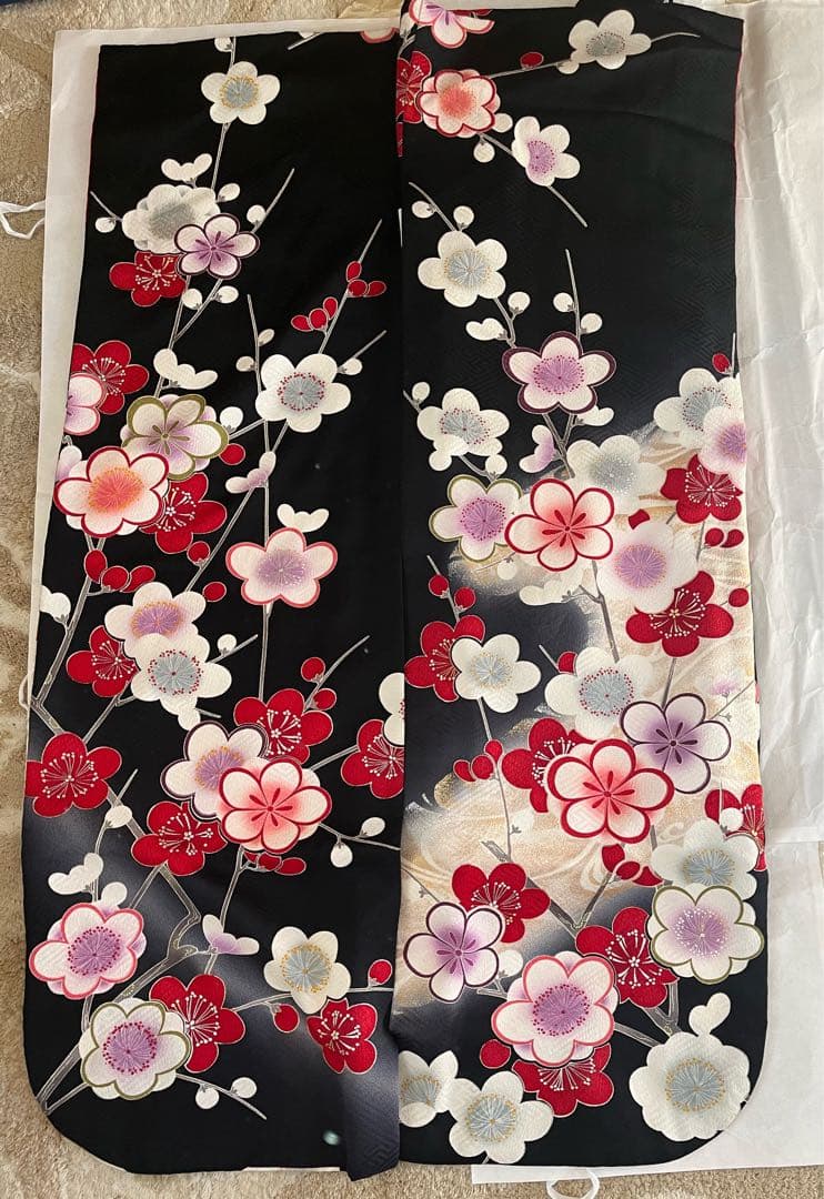 振袖セット　４点セット　振袖　長襦袢　帯紐　帯揚げ　◎帯はありません成人式　着物