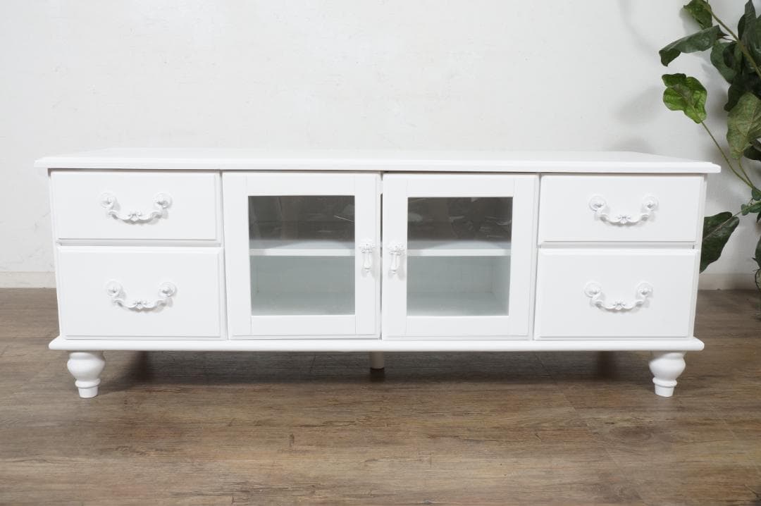 チェルシー　テレビ台　MTV-5772WH 　MTV-5506　２点セット