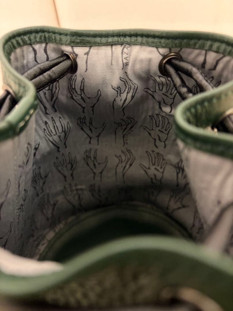 hazama ハザマ 2020SS 惹きずり込まれる運命のレザー巾着