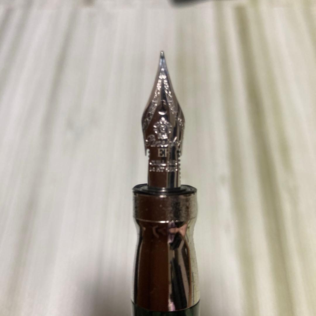 ピナイダー　ラグランデ・ベレッツァ　マカライトグリーン　フレックスニブ EF