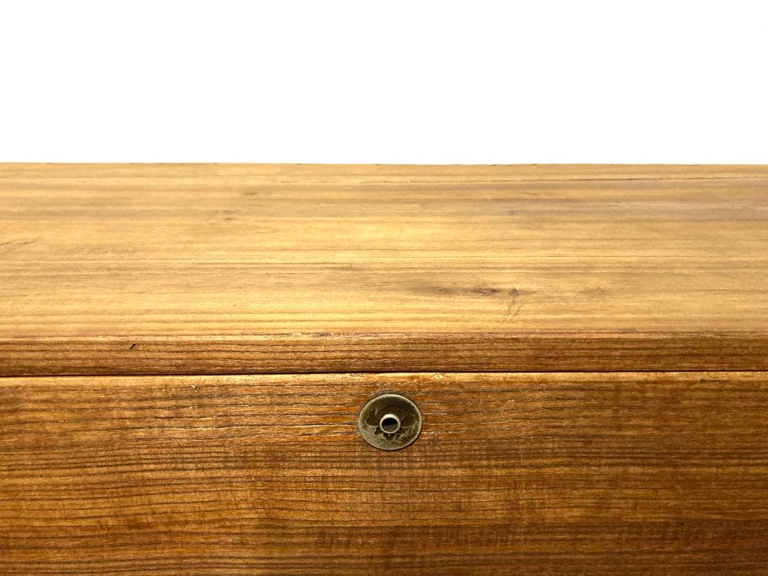 【メンテ済】アンティークの収納棚　サイドボード　ローボード　総桐　引出し3杯