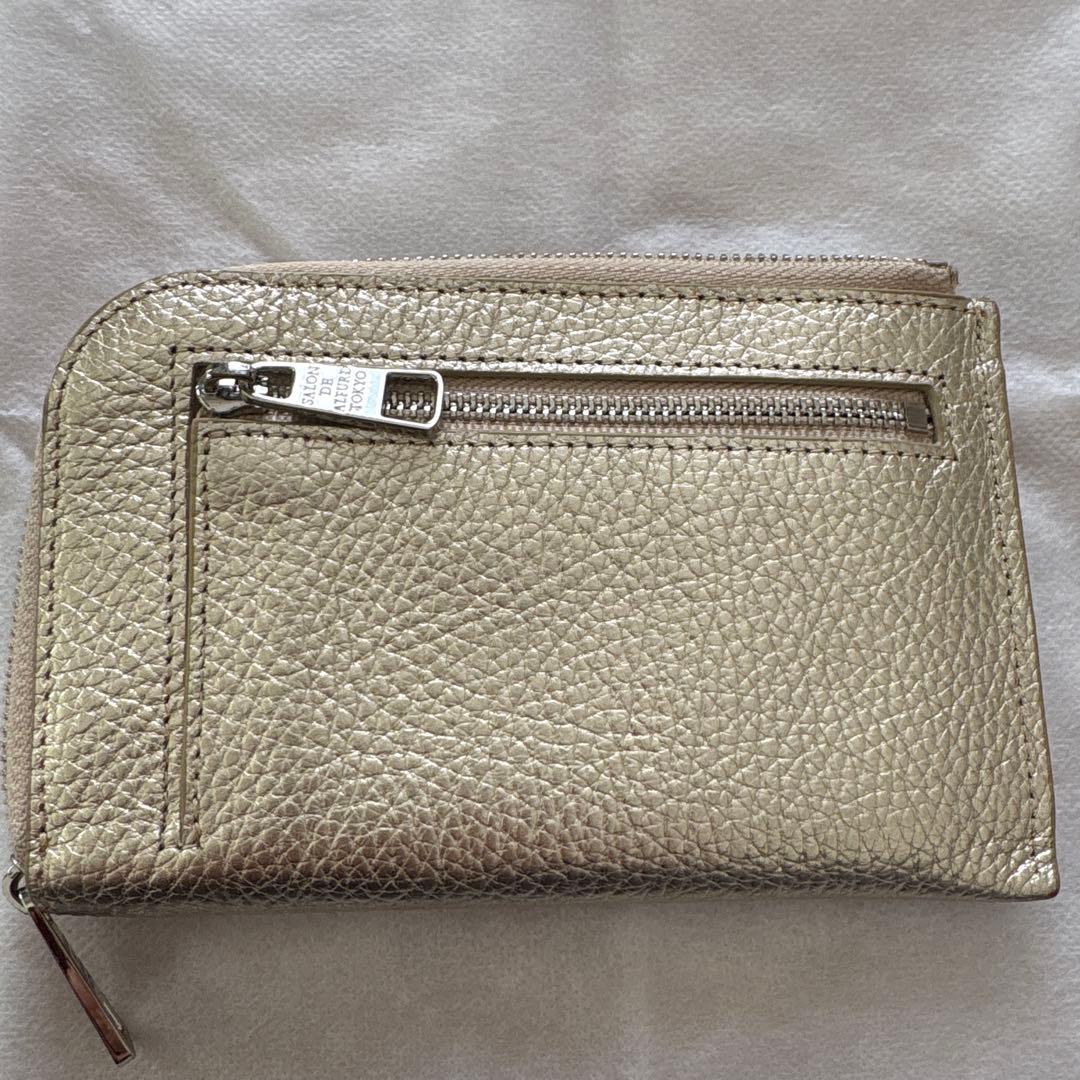 サロンドアルファード　ルクーチェ L字ゴールドミニ財布