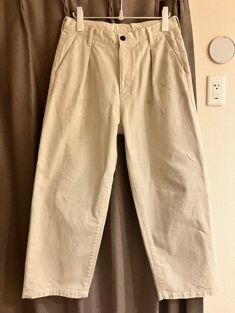 パンツ ANCELLM PAINT CHINO TROUSERS 25ss size2