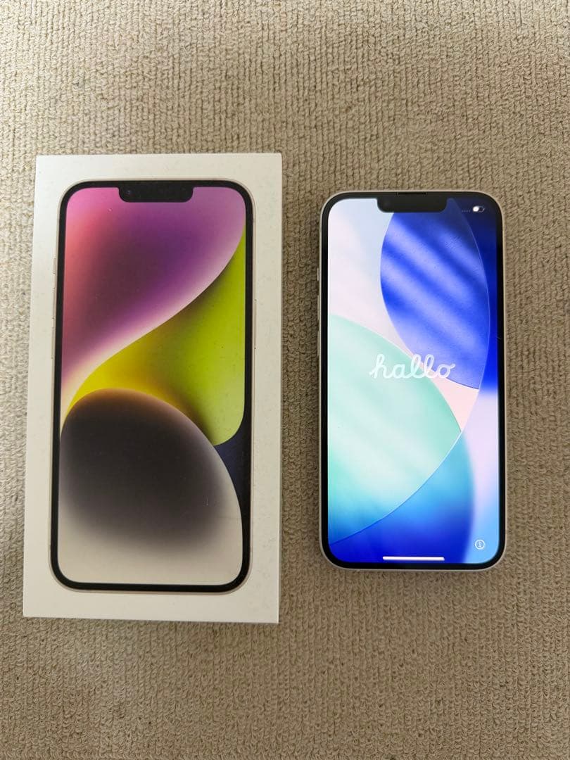 iPhone14 本体 スターライト 256GB