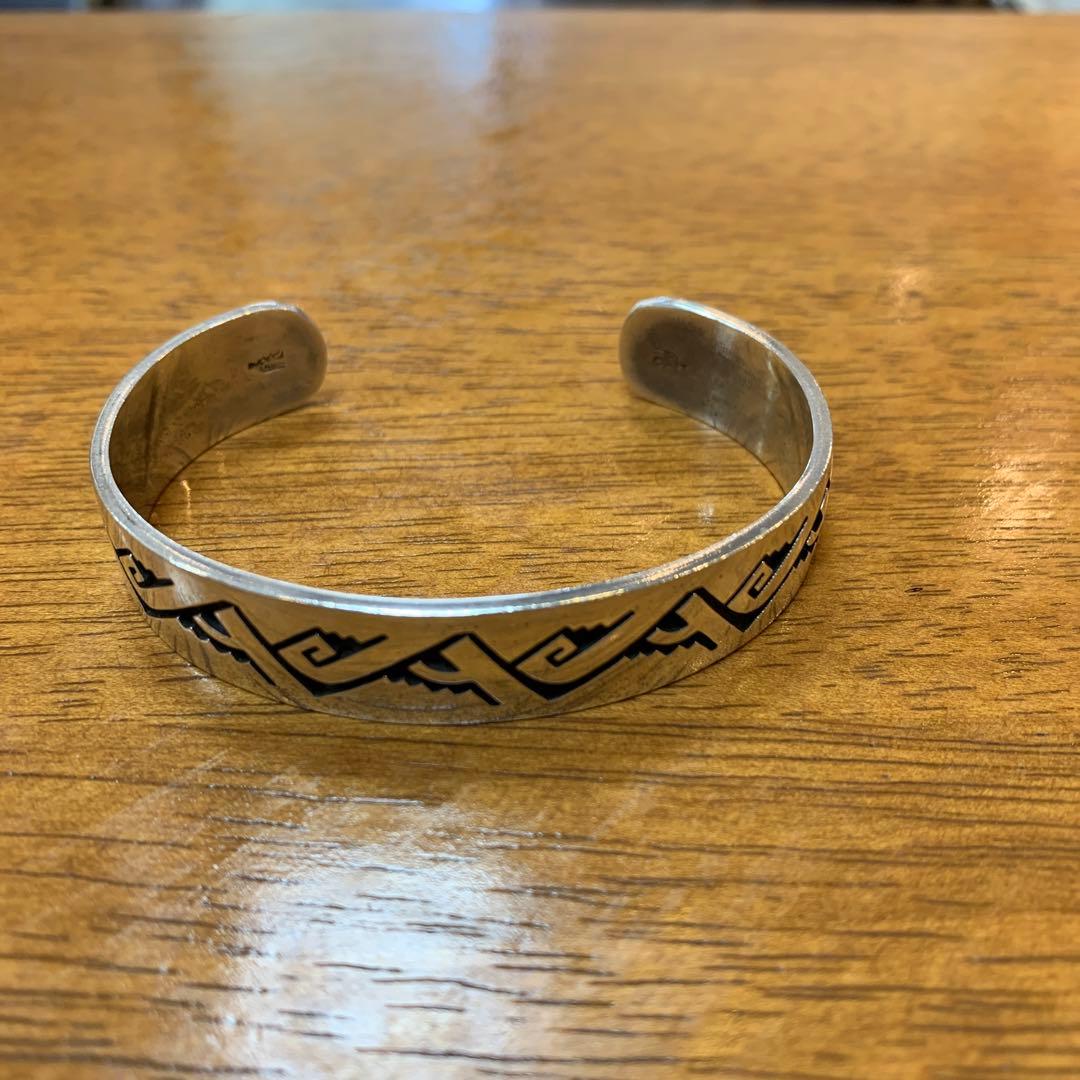 インディアンジュエリー　ホピHopi バングル