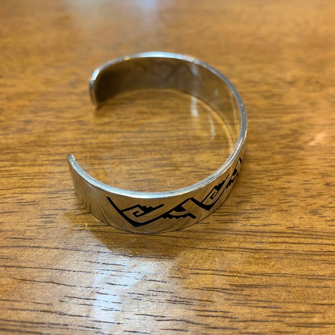 インディアンジュエリー　ホピHopi バングル