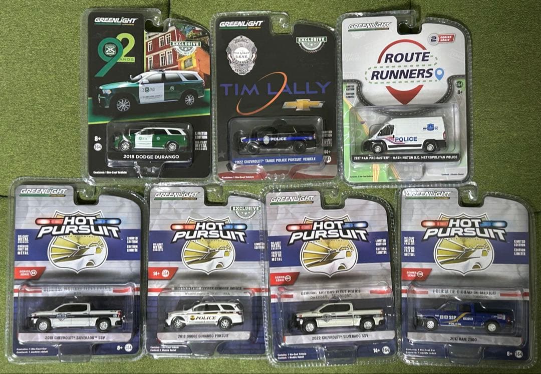 GREENLIGHT 1/64 グリーンライト アメリカン ポリスカー 7種