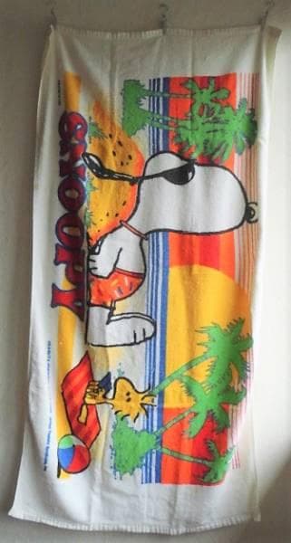 ◇アンテーク・スヌーピー.バスタオル.usa◇