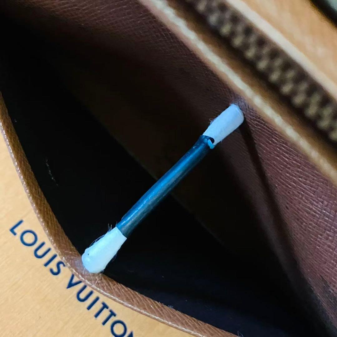 LOUIS VUITTON モノグラム トレゾール L字折り財布 内側リペア品❣️