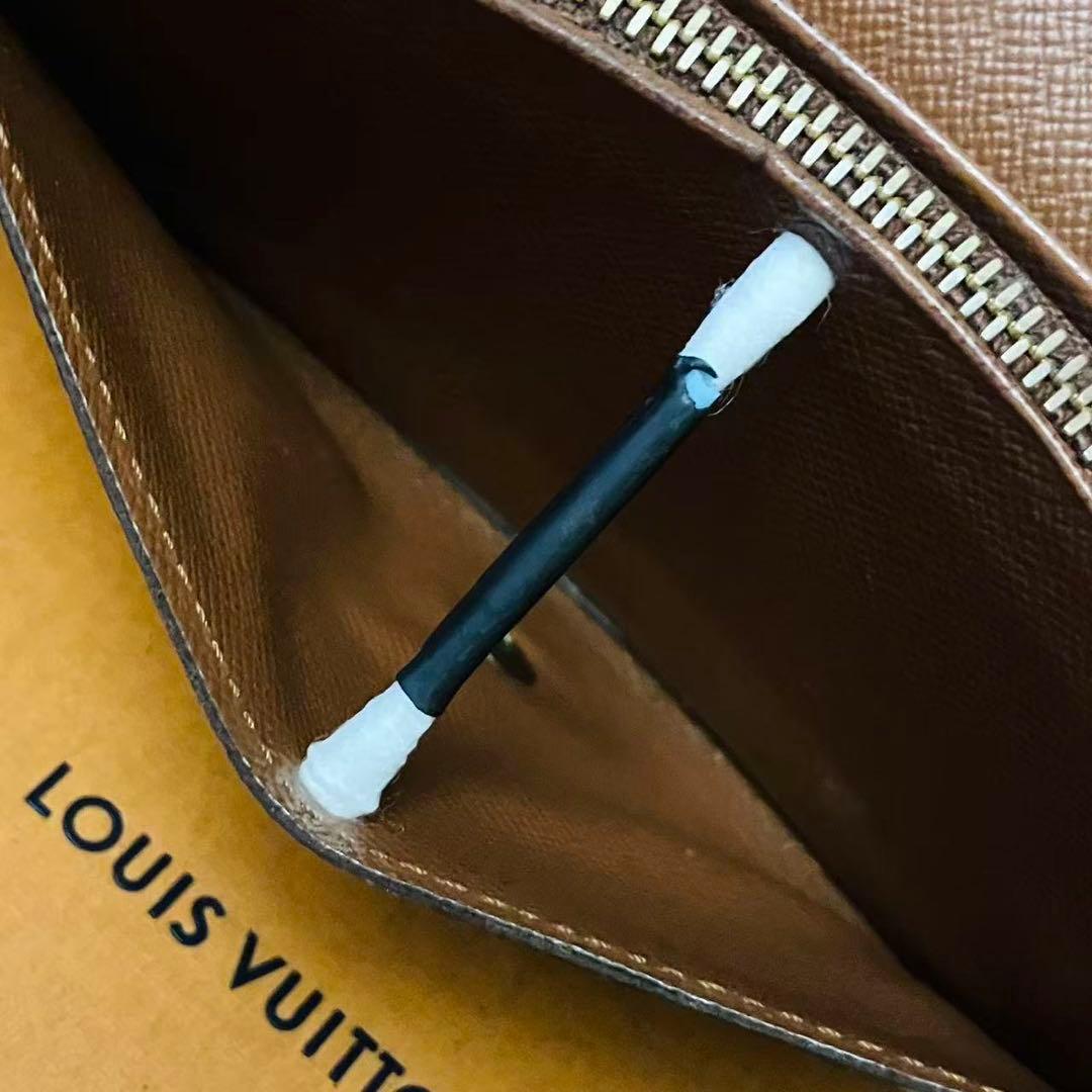 LOUIS VUITTON モノグラム トレゾール L字折り財布 内側リペア品❣️