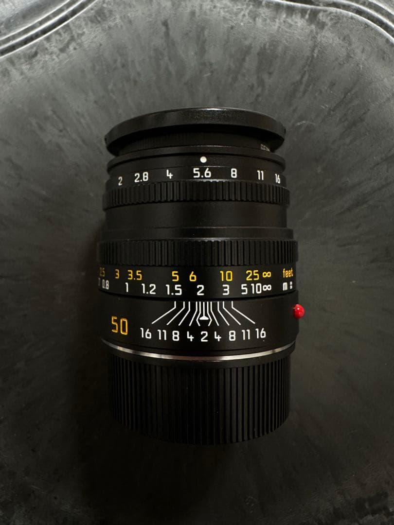 [美品]ライカ ズミクロン 50mm f2.0 フード組込 6bit