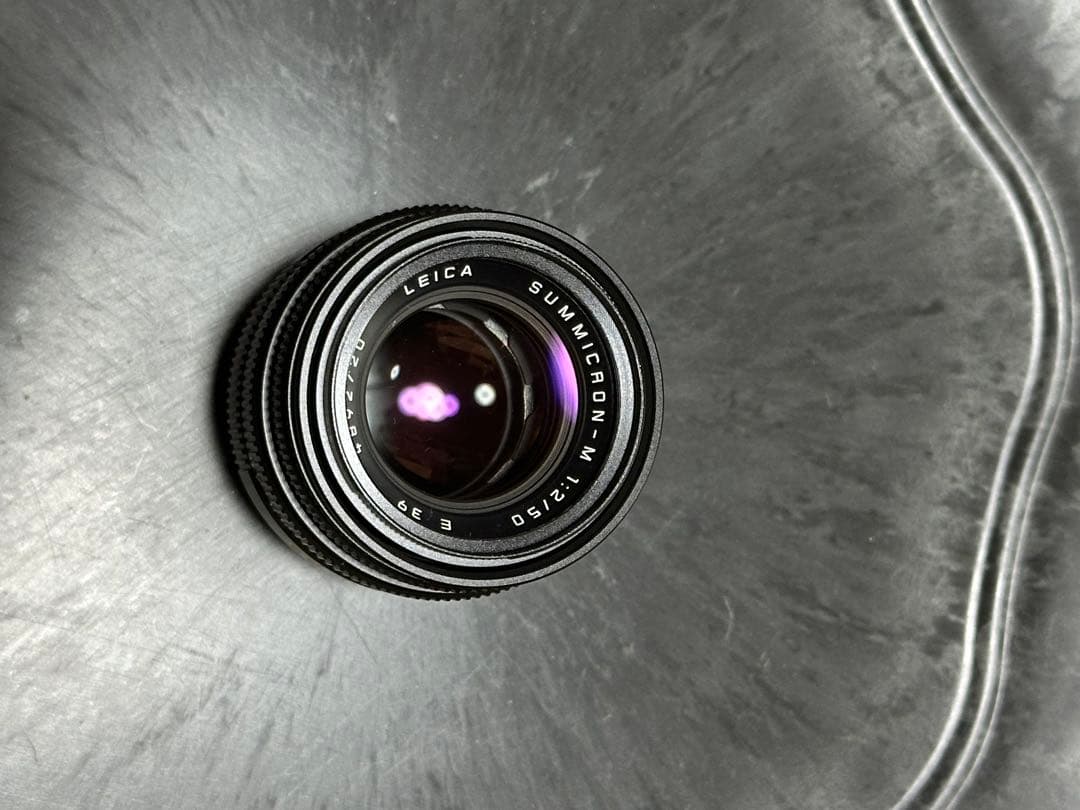 [美品]ライカ ズミクロン 50mm f2.0 フード組込 6bit