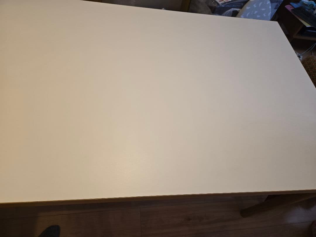 【美品】STILT TABLE 1400 ホワイト　無印ダイニングテーブル