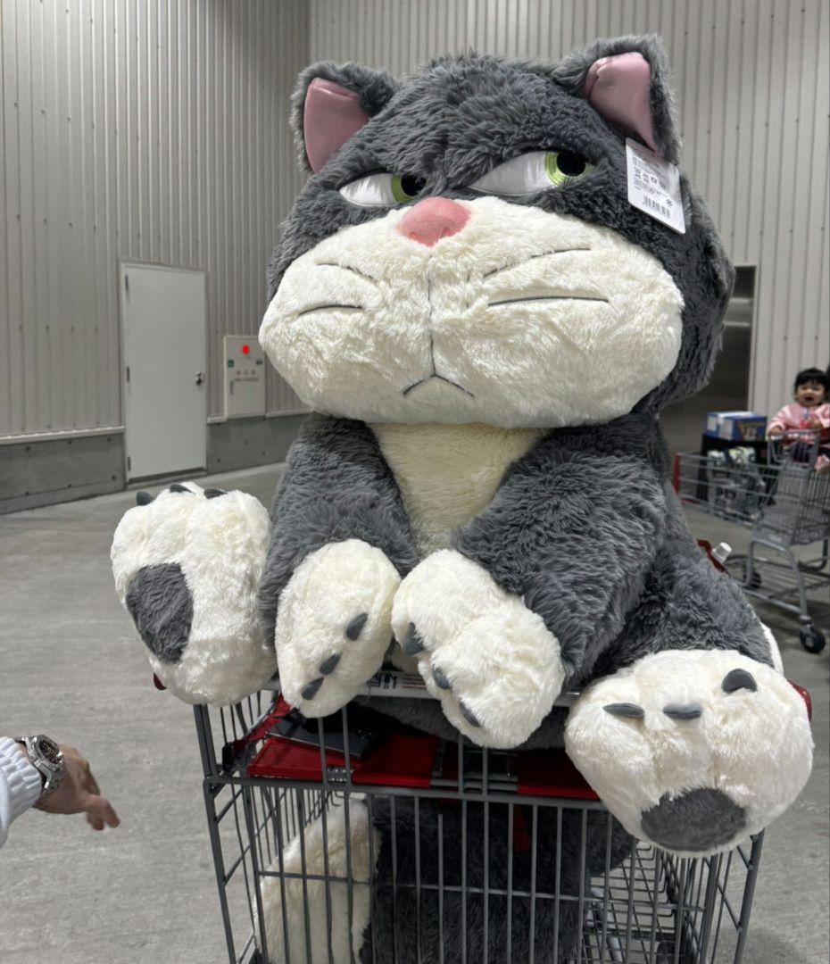 コストコ ルシファー 特大ぬいぐるみ ブランケット付き クリスマスプレゼントに