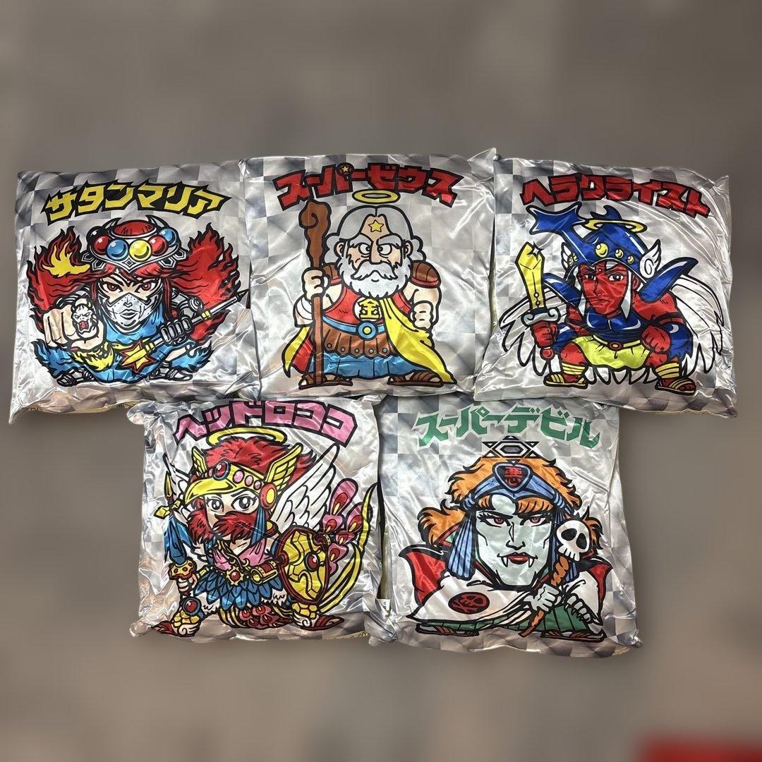 希少　完売品　ビックリマン　クッション　五種　まとめて　セット