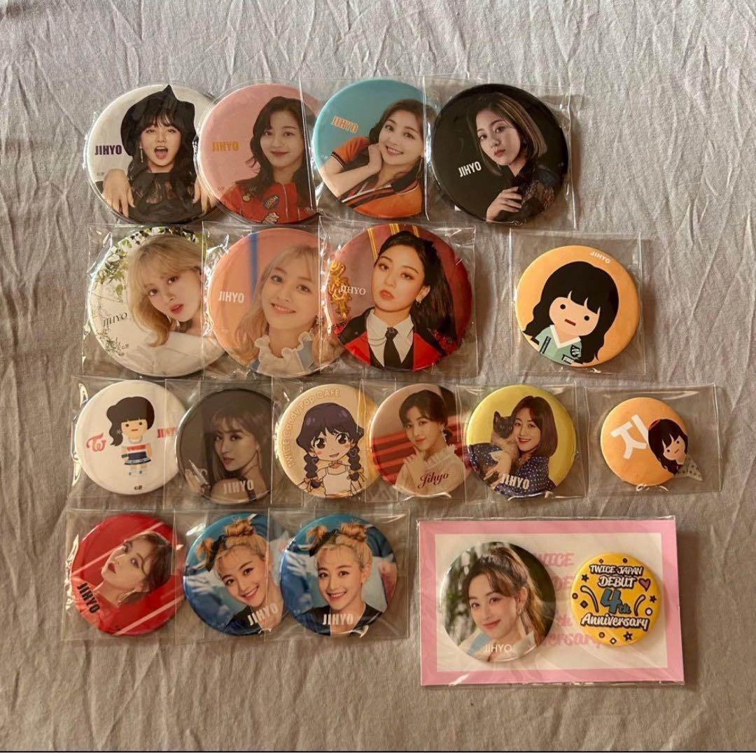 TWICE ジヒョ 缶バッジ 缶バッチ セット まとめ売り