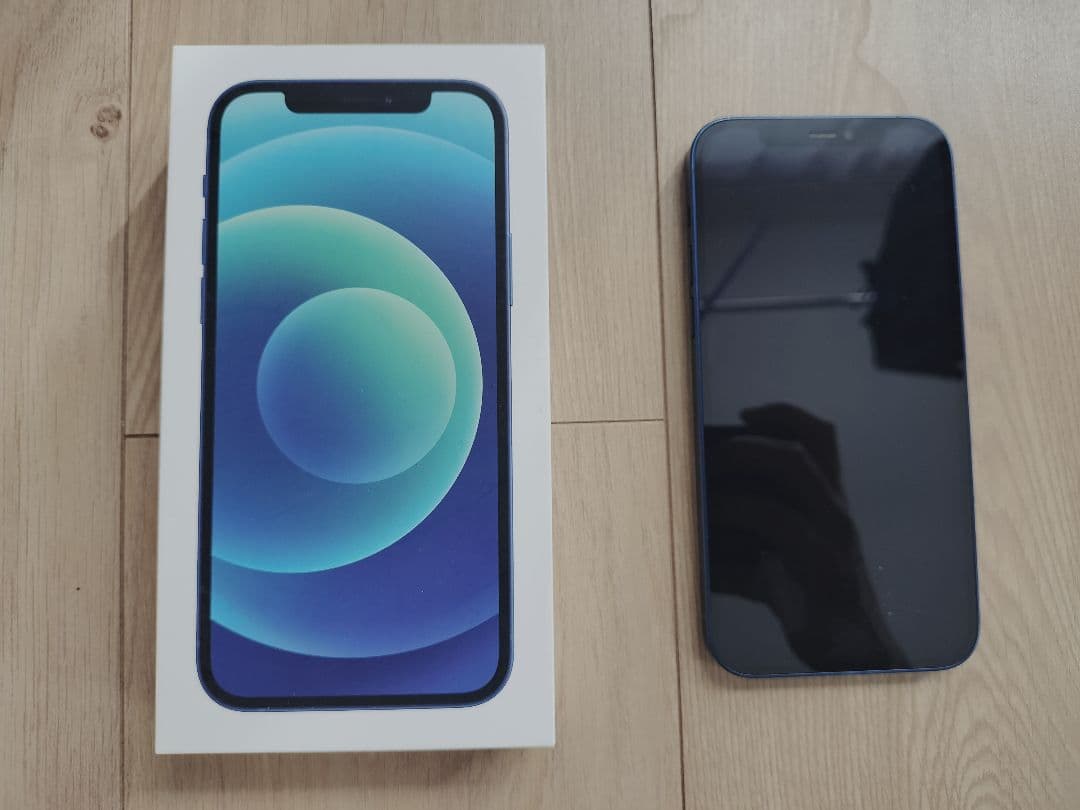 Apple iPhone12 本体 ブルー 箱あり