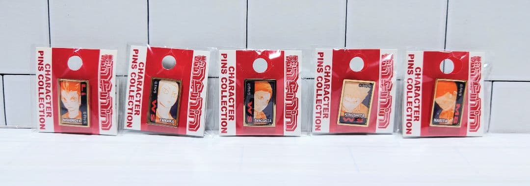 ハイキュー!!　５周年記念ピンズ＆コルクボード