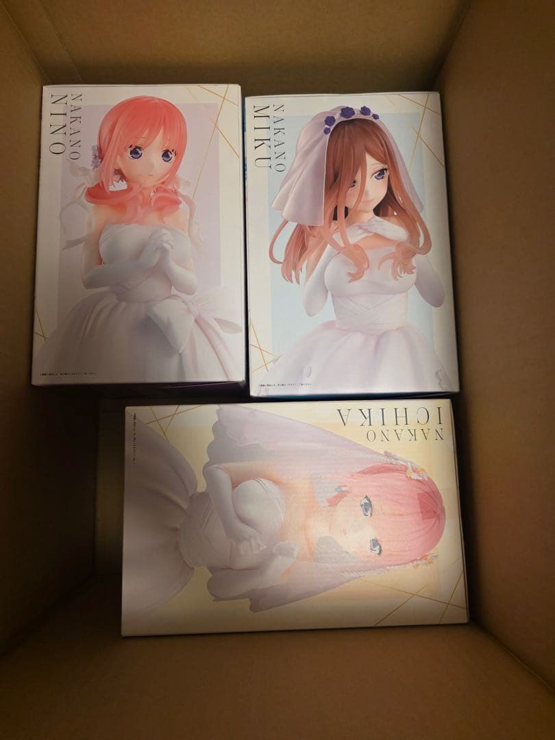 【最終値下げ価格】 五等分の花嫁 一番くじ　フィギュア 5体セット+二乃アクスタ