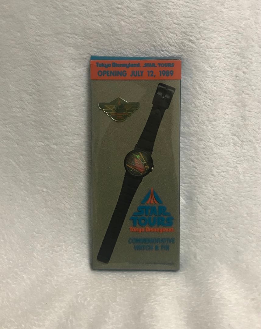 超貴重 未使用 東京ディズニーランド スターツアーズ 腕時計 バッジ セット