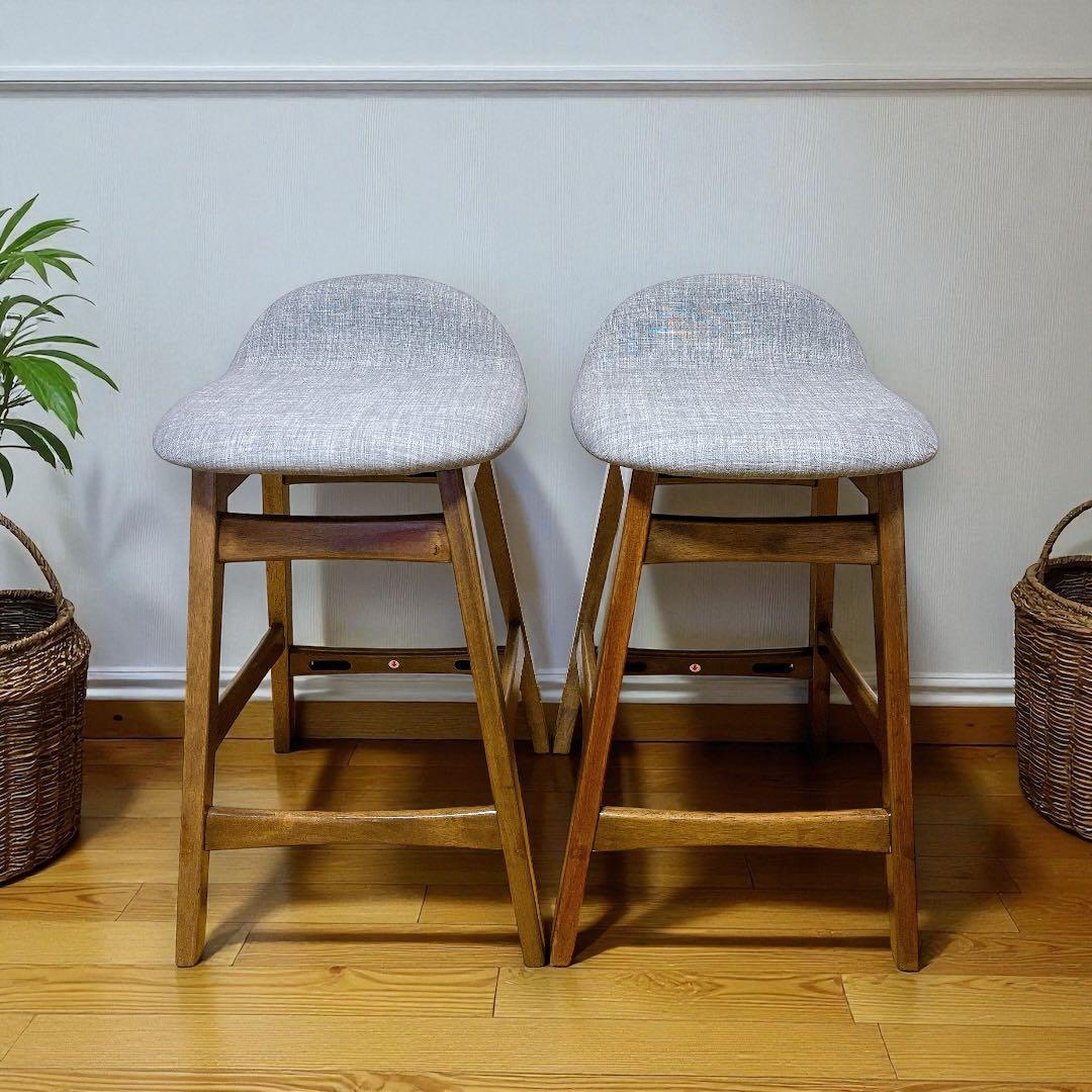 NITORI ニトリ フィルン カウンターチェア　2脚セット