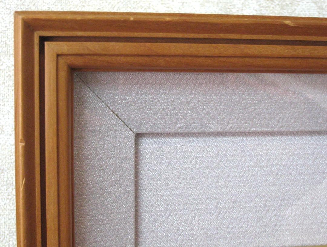 【真筆】穐月 明 野の佛 額 共シール　４号