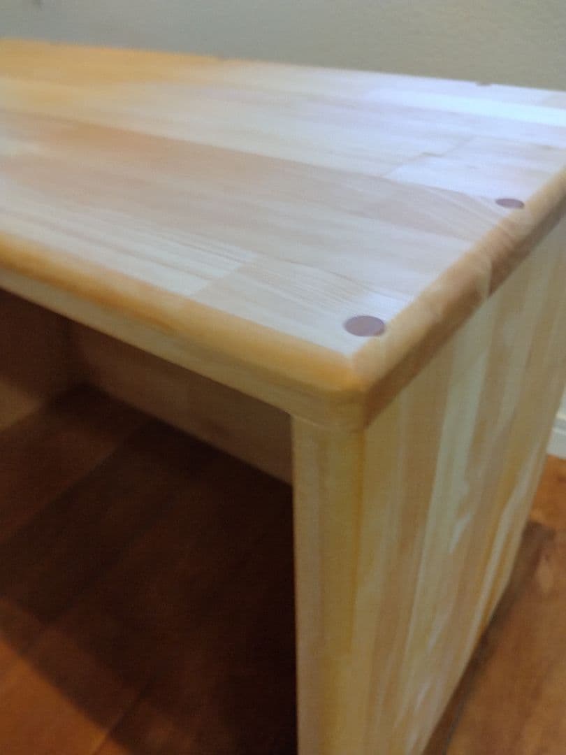 木製　ハンドメイド　オーダー　コの字　キヌカ　踏み台　ベンチ　水槽台　玄関台