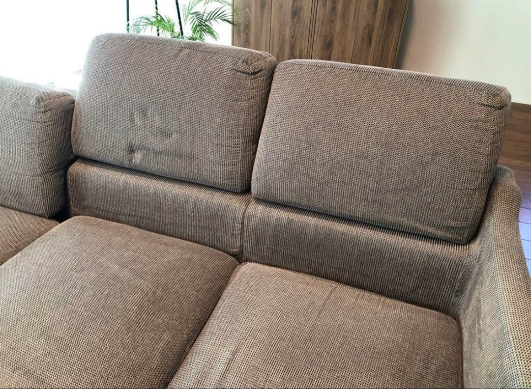 なっとうノッティ　3P ソファ オットマン カウチソファ