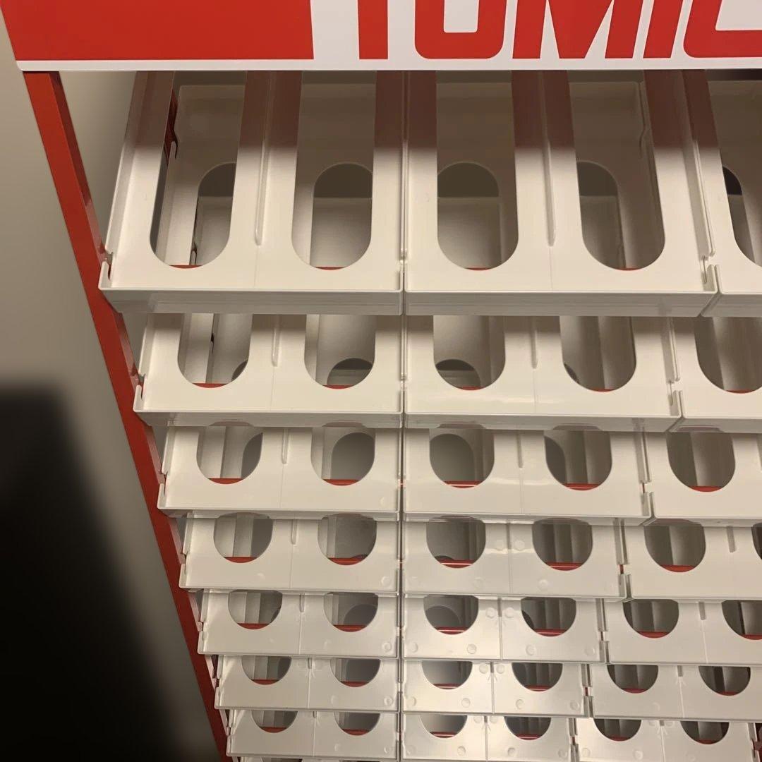 トミカ 単品什器 スチールタイプ72（分割トレイ型）