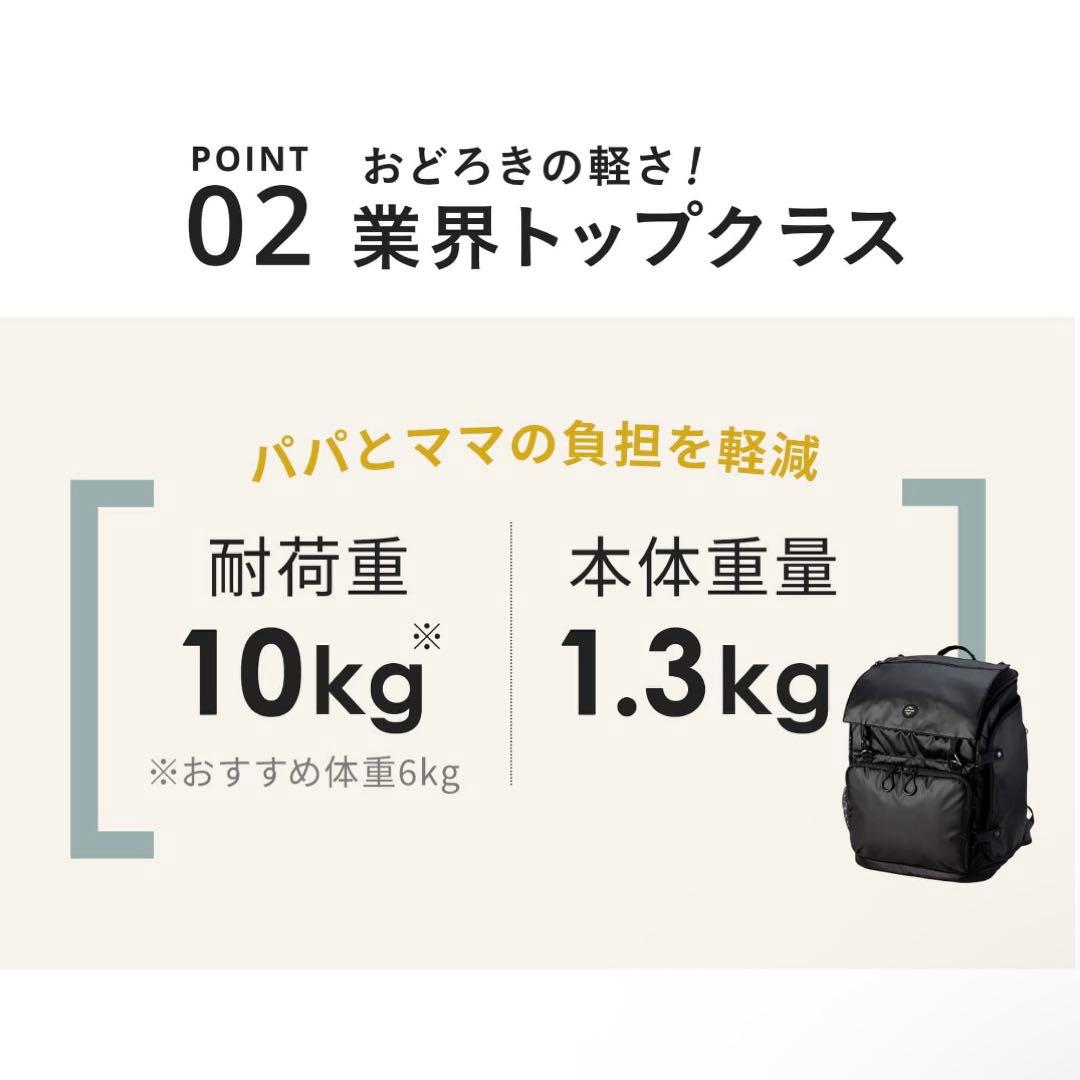 AIRBUGGY 3WAYバックパックキャリー デニム柄