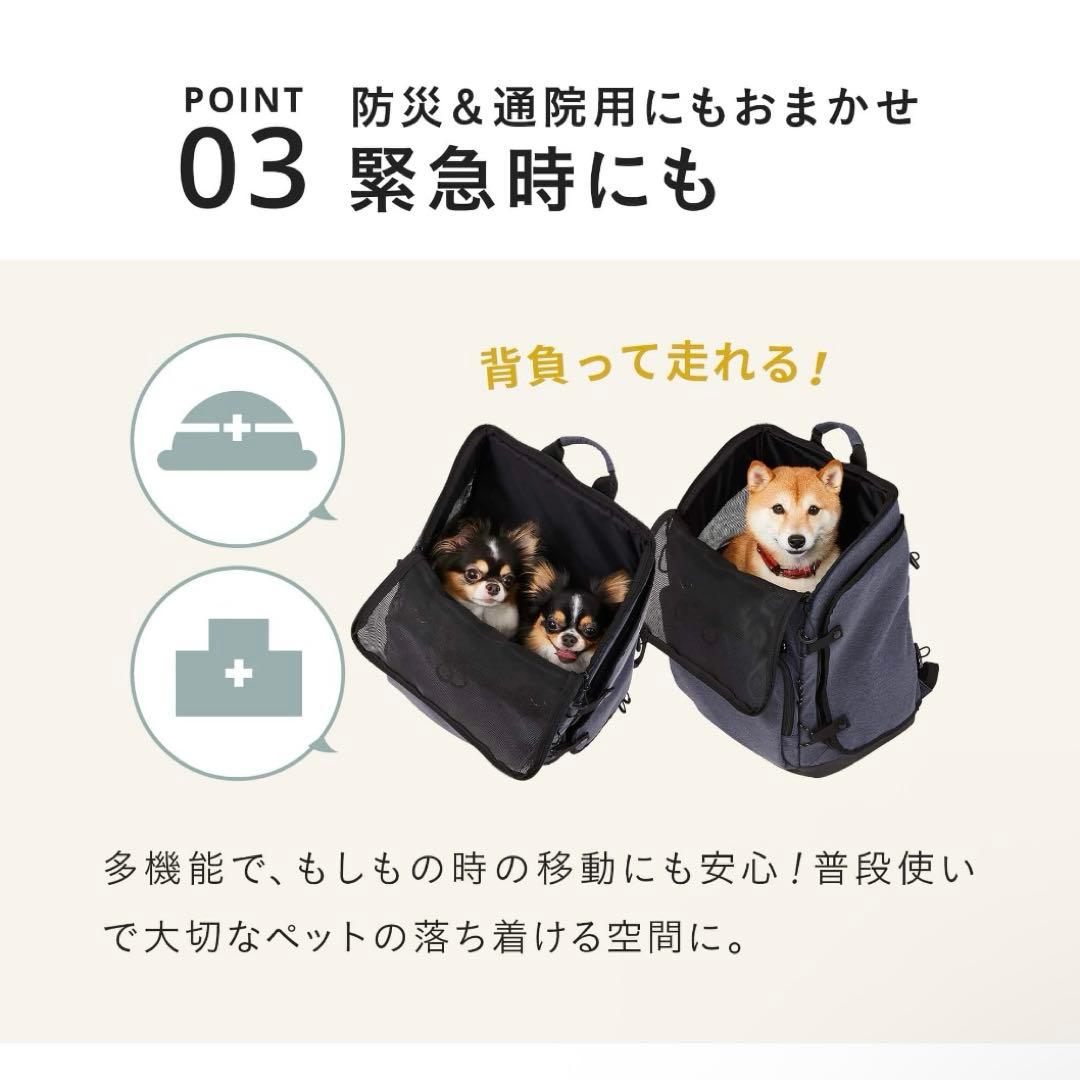 AIRBUGGY 3WAYバックパックキャリー デニム柄