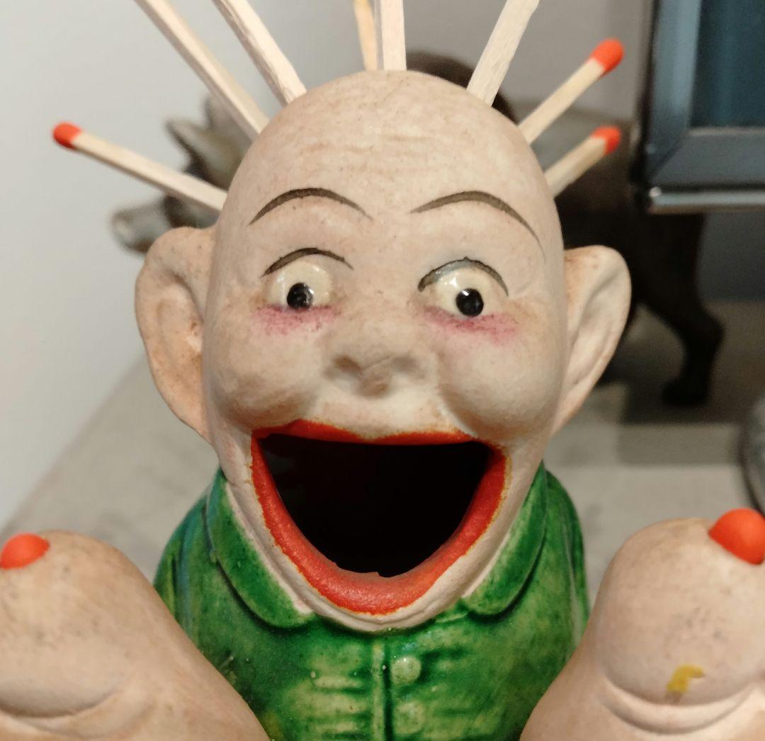 レア　50s 人面足 ビンテージ　灰皿　置物　オブジェ　ミッドセンチュリー