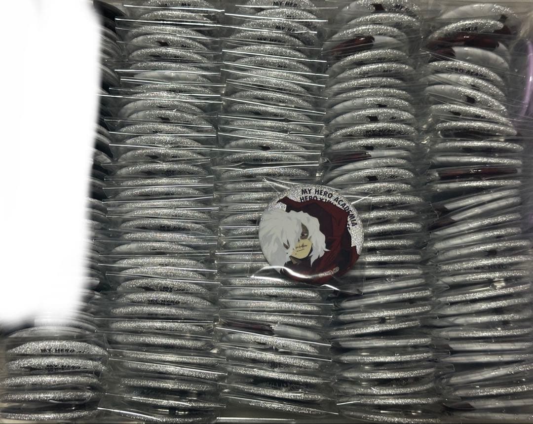 死柄木弔　ヒロアカ　HERO×VILLAIN FES グリッター缶バッジ