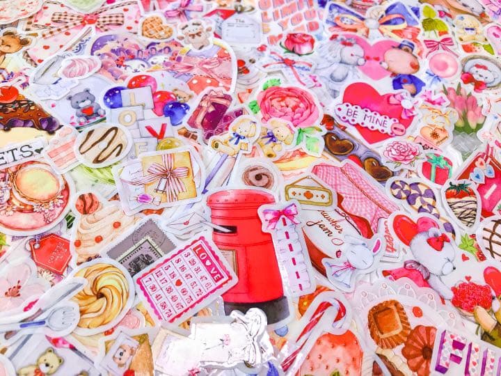 可愛いい❤️❤️フレークシール( ⸝⸝•ᴗ•⸝⸝ )ウェディングくまさんのセット♡♡