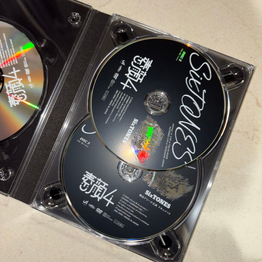 【正規品⭕️おまけ付き】素顔4 SixTONES盤