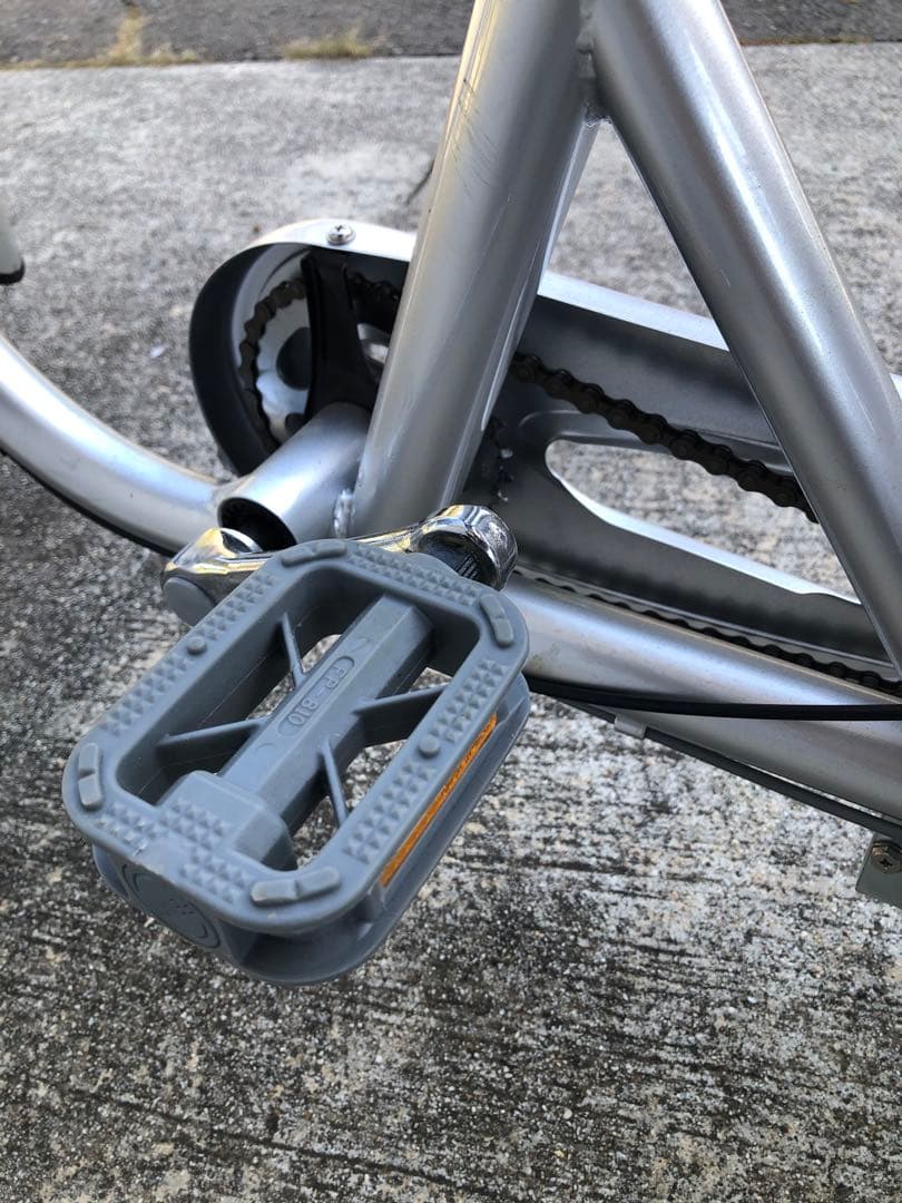 年末お値引き　引取り限定　レックス3輪シティサイクル グレー　20/16