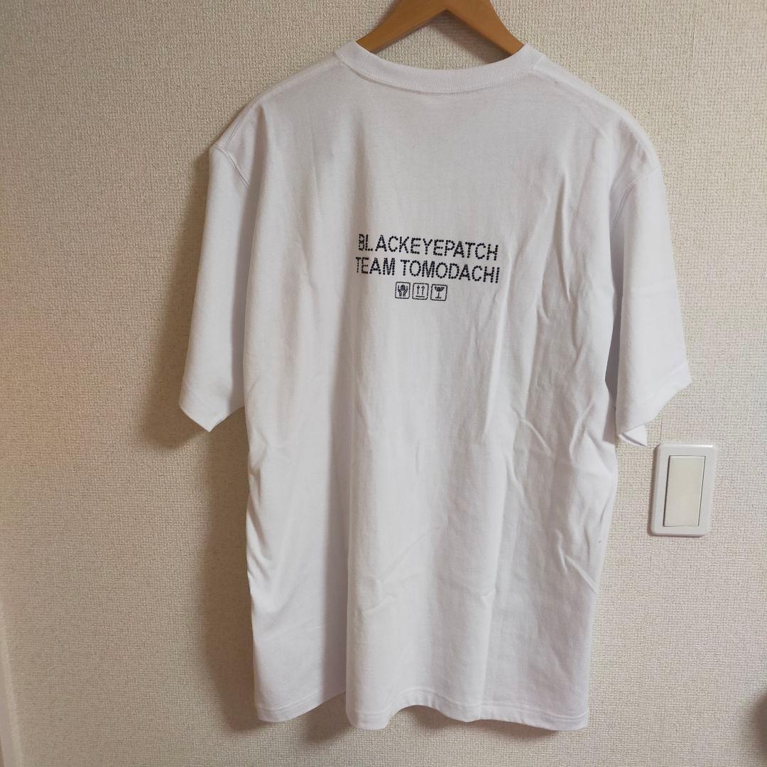 THE BLACK EYE PATCH チーム友達 ラインストーン Tシャツ