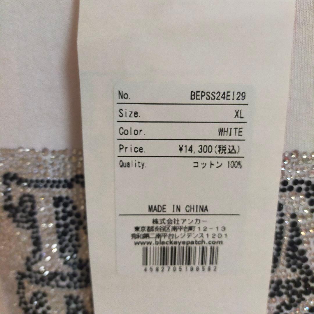 THE BLACK EYE PATCH チーム友達 ラインストーン Tシャツ