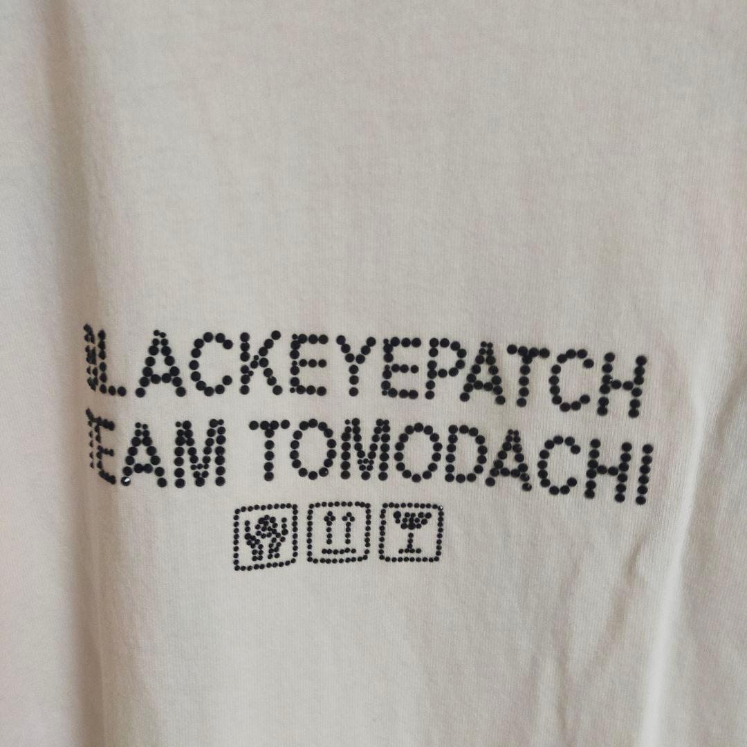 THE BLACK EYE PATCH チーム友達 ラインストーン Tシャツ