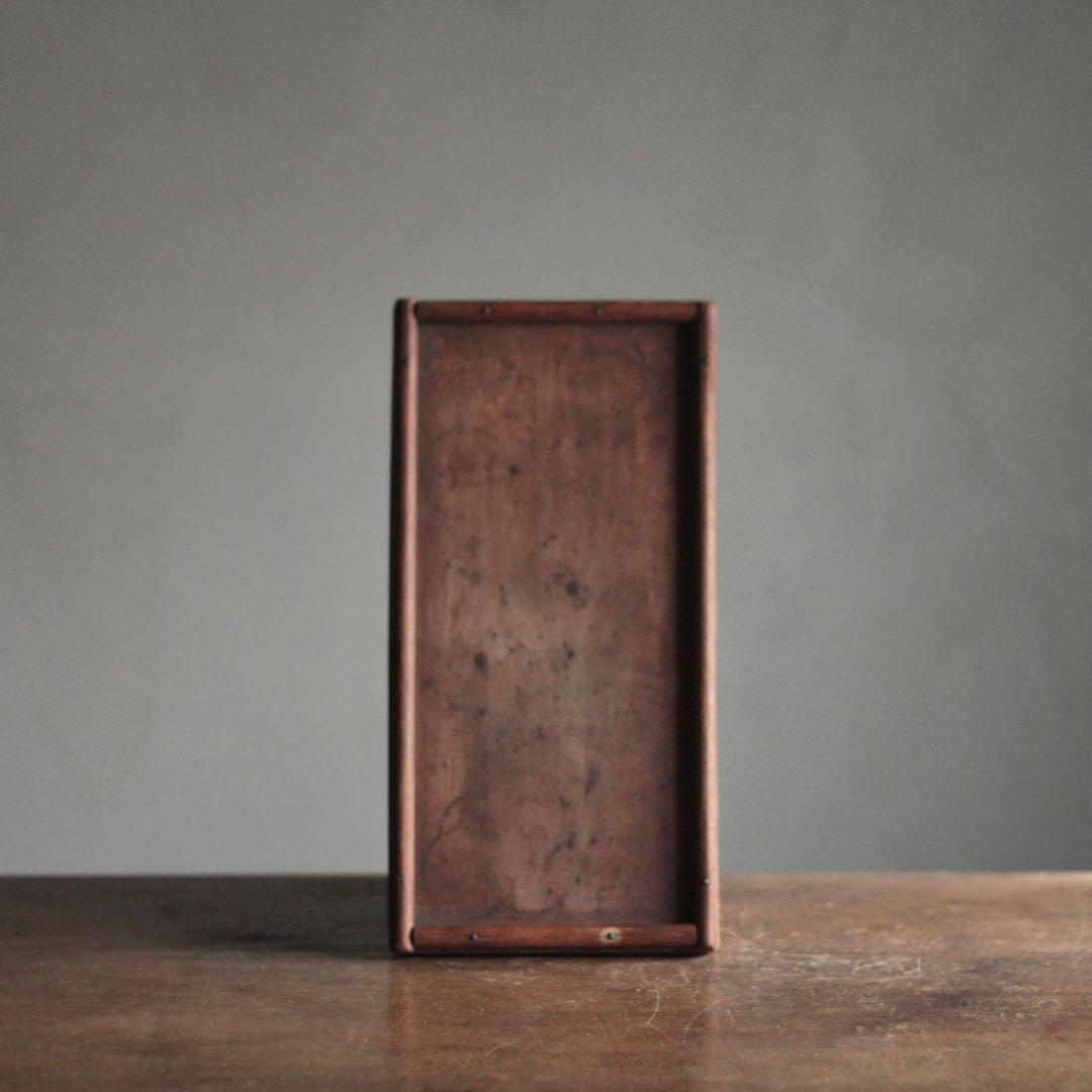 佳き木肌 木の トレイ トレー 古道具 アンティーク 煎茶道具 煎茶盆 独酌盆