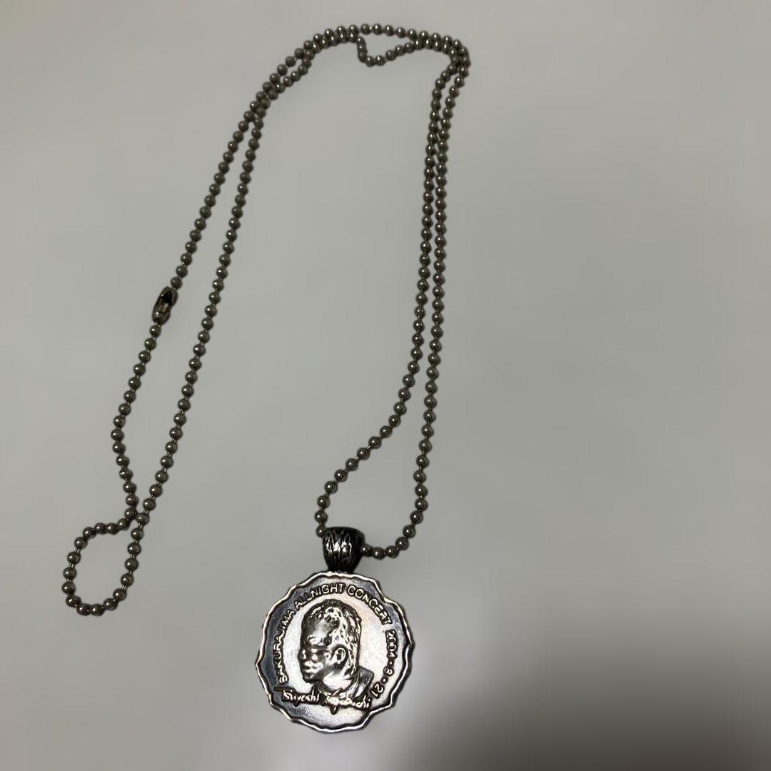 長渕剛桜島ペンダント　ネックレス シルバー