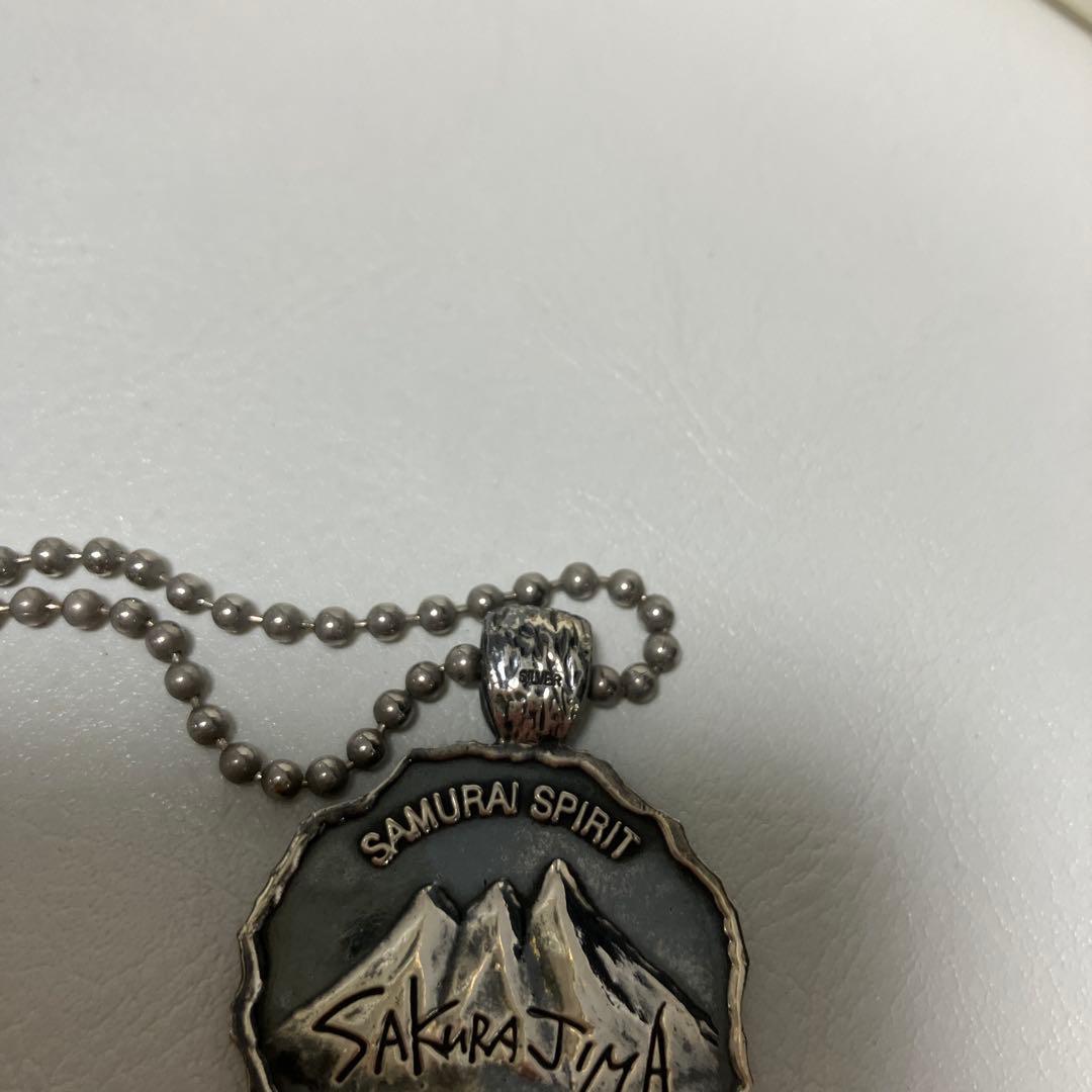 長渕剛桜島ペンダント　ネックレス シルバー