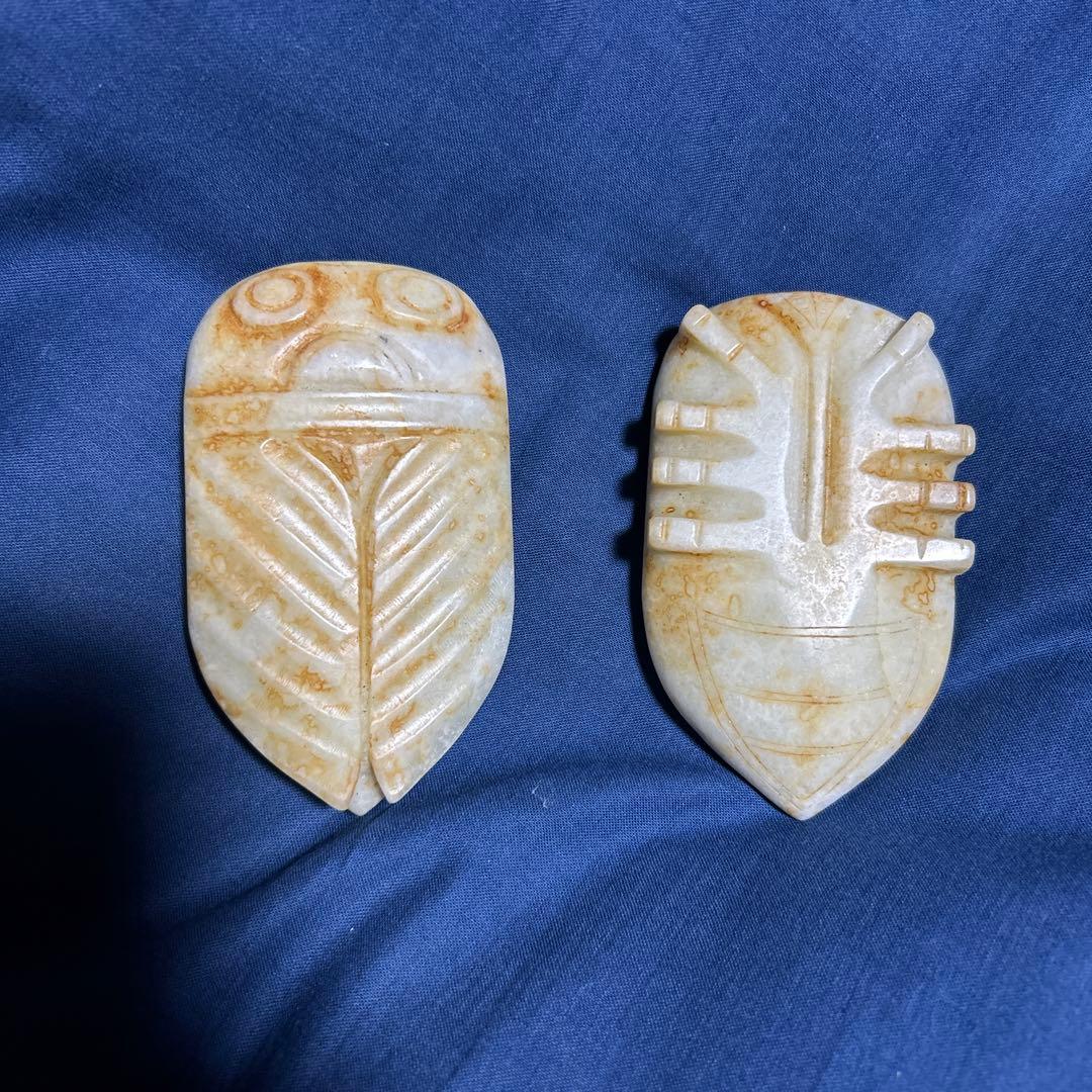 中国アンティーク 清古玉蝉 香合