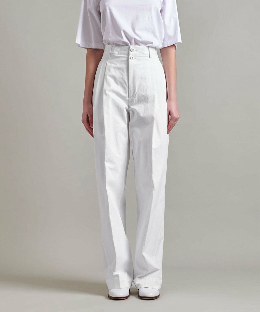 LOEFF ロエフ　ツイル 2タック パンツ