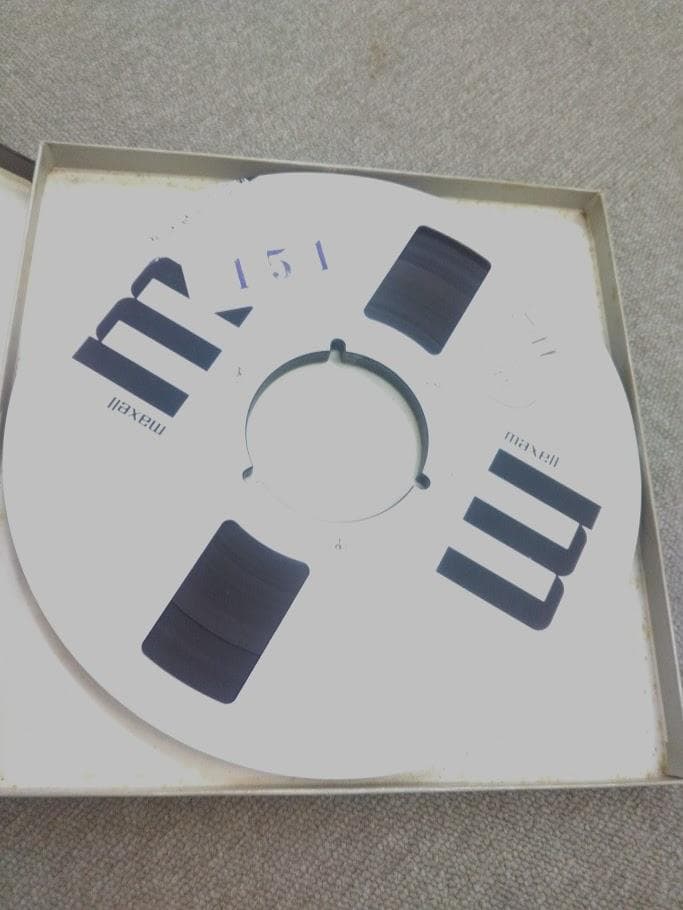 使用済　オープンリールテープ 5本セット　SONY・Scotch・maxell