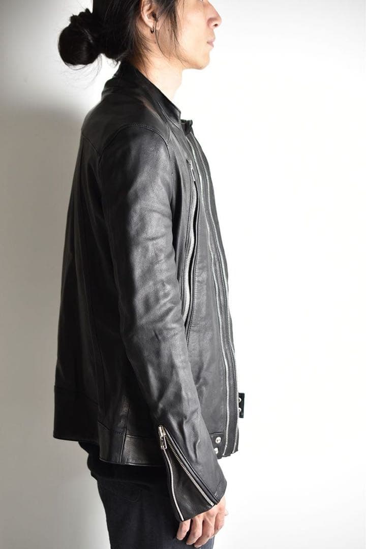 RIPVANWINKLE 定価¥239,800 ディアスキンレザーライダース鹿革