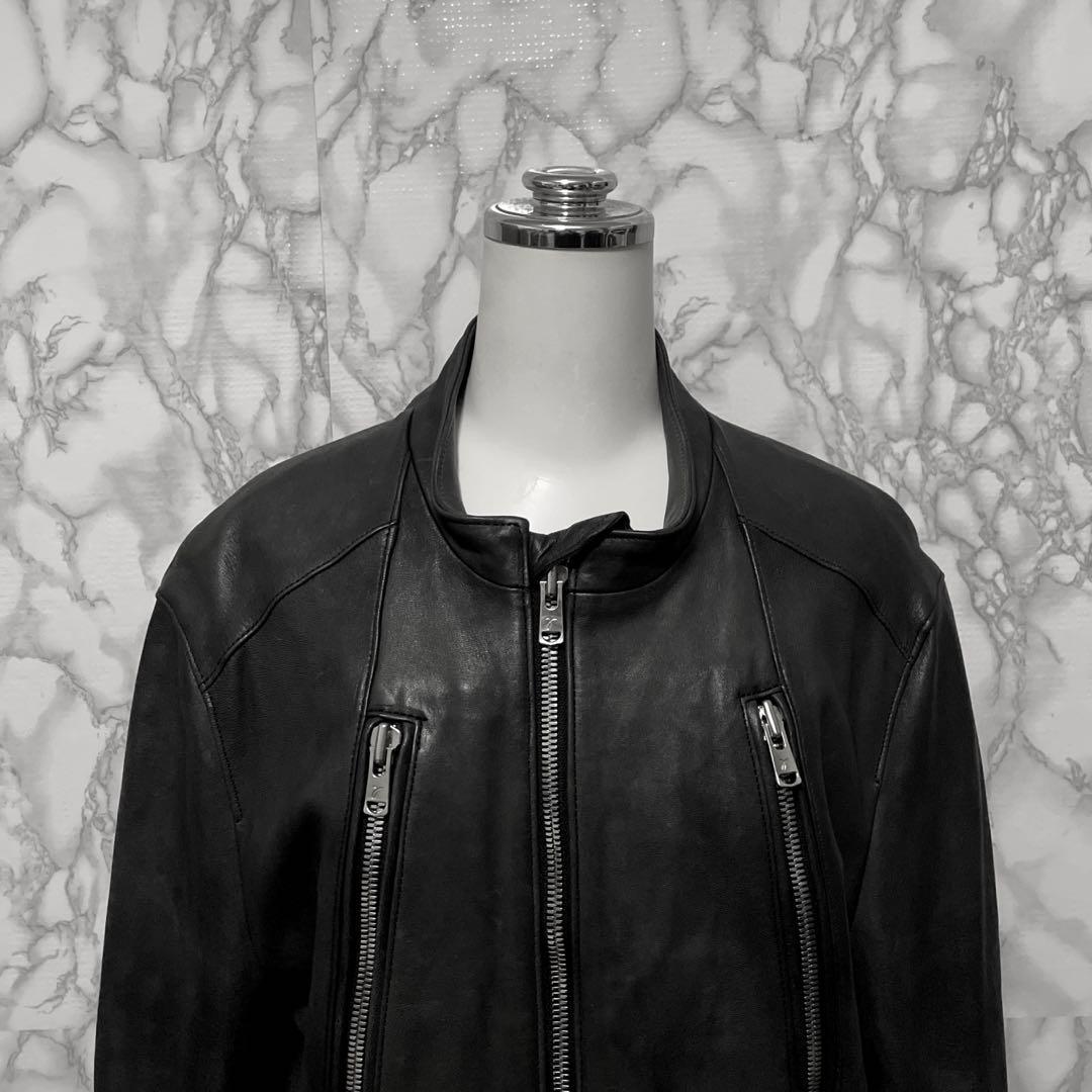 RIPVANWINKLE 定価¥239,800 ディアスキンレザーライダース鹿革