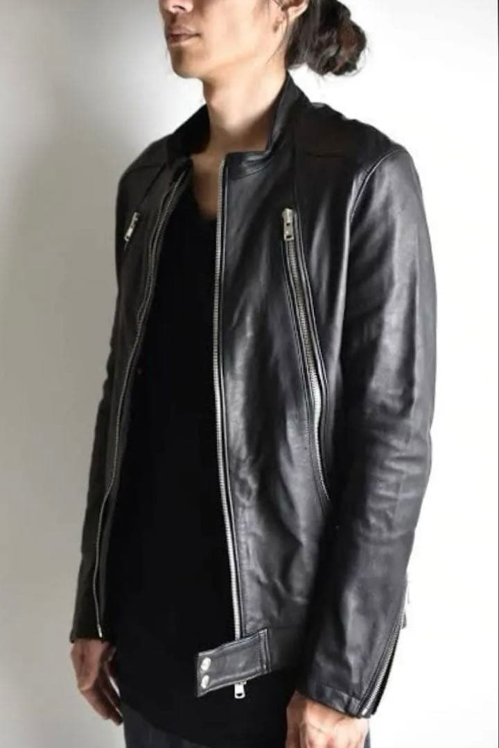 RIPVANWINKLE 定価¥239,800 ディアスキンレザーライダース鹿革